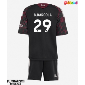 Liverpool Bradley Barcola #29 Dětské Alternativní dres komplet 2026-27 Krátký Rukáv (+ trenýrky)